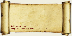 Jana Dunjić vizit kartica